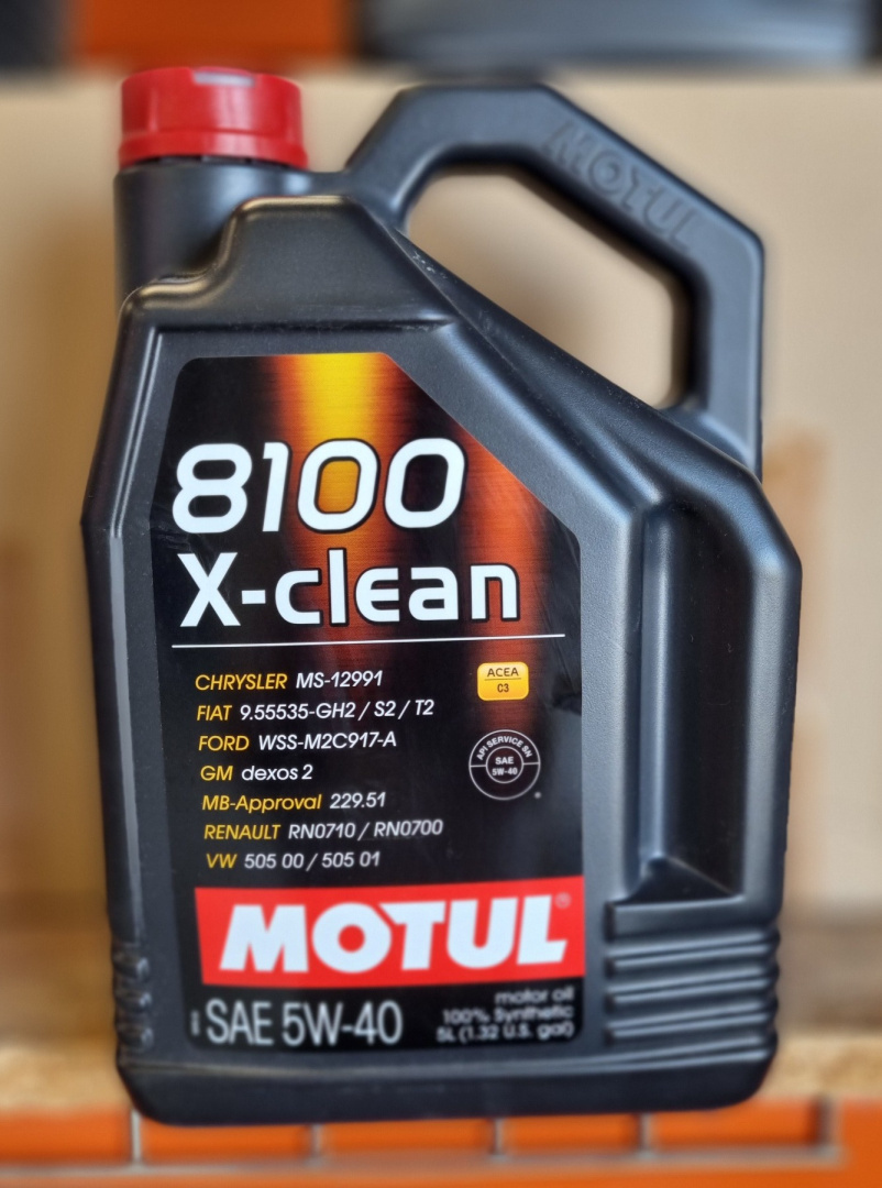 MOTUL 8100 X-CLEAN 5W40, 5L | Morion Tech - Oleje i smary, Castrol